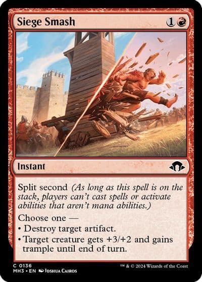 Siege Smash Modern Horizons 3 Magic card