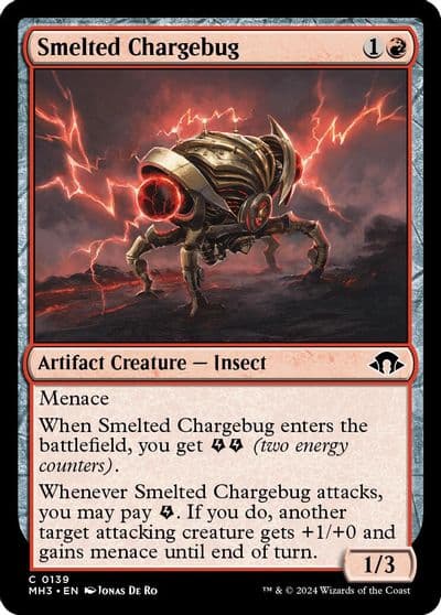 Smelted Chargebug Modern Horizons 3 Magic card