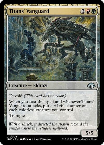Titans Vanguard Modern Horizons 3 Magic card