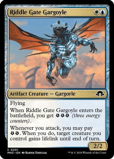 Riddle Gate Gargoyle Modern Horizons 3 Magic card