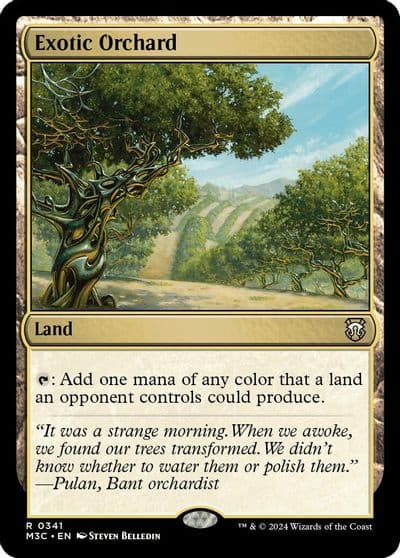 Exotic Orchard Ripple Foil Commander: Modern Horizons 3 Magic card