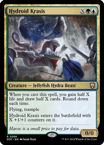 Hydroid Krasis Ripple Foil Commander: Modern Horizons 3 Magic card