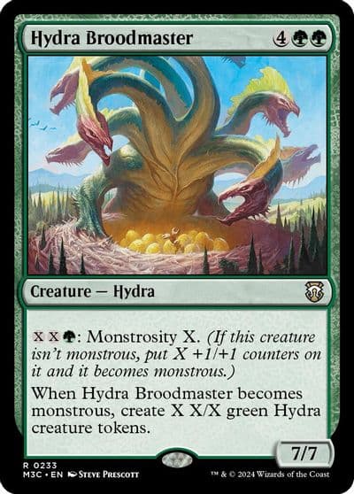 Hydra Broodmaster Ripple Foil Commander: Modern Horizons 3 Magic card