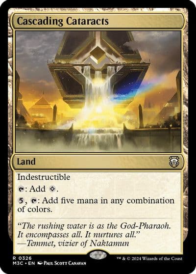Cascading Cataracts Ripple Foil Commander: Modern Horizons 3 Magic card