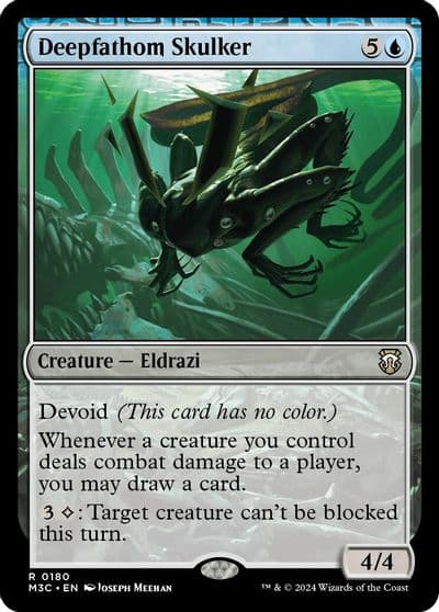 Deepfathom Skulker Ripple Foil Commander: Modern Horizons 3 Magic card