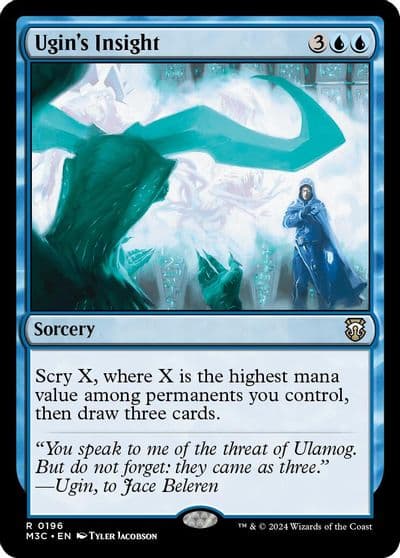 Ugins Insight Ripple Foil Commander: Modern Horizons 3 Magic card