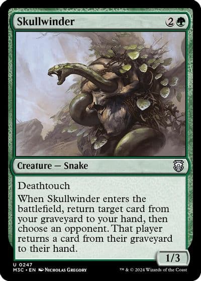 Skullwinder Ripple Foil Commander: Modern Horizons 3 Magic card