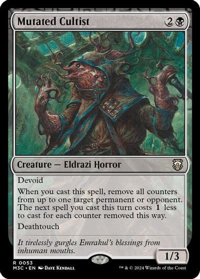 Mutated Cultist Ripple Foil Commander: Modern Horizons 3 Magic card