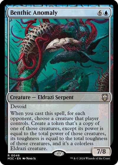 Benthic Anomaly Ripple Foil Commander: Modern Horizons 3 Magic card