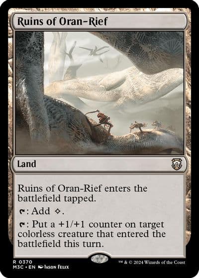 Ruins of Oran Rief Ripple Foil Commander: Modern Horizons 3 Magic card