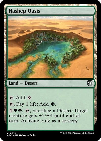 Hashep Oasis Ripple Foil Commander: Modern Horizons 3 Magic card
