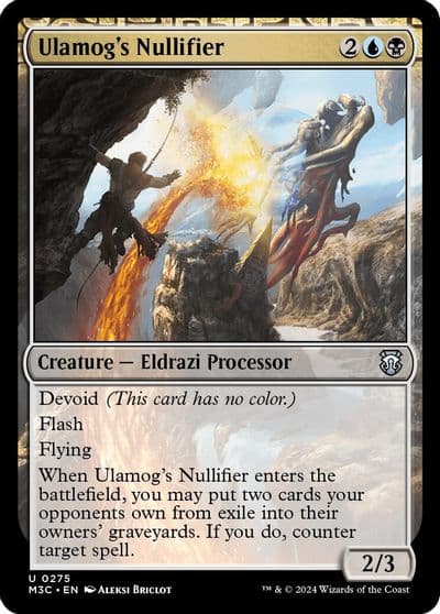 Ulamogs Nullifier Ripple Foil Commander: Modern Horizons 3 Magic card