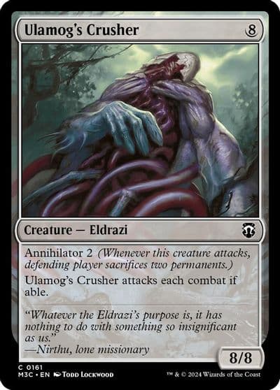 Ulamogs Crusher Ripple Foil Commander: Modern Horizons 3 Magic card