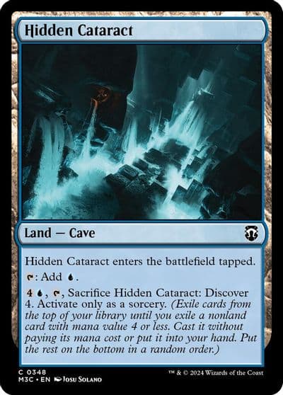 Hidden Cataract Ripple Foil Commander: Modern Horizons 3 Magic card