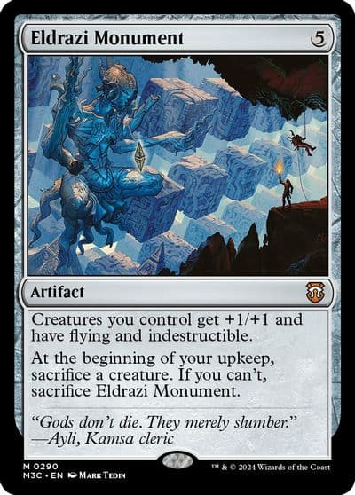 Eldrazi Monument Ripple Foil Commander: Modern Horizons 3 Magic card