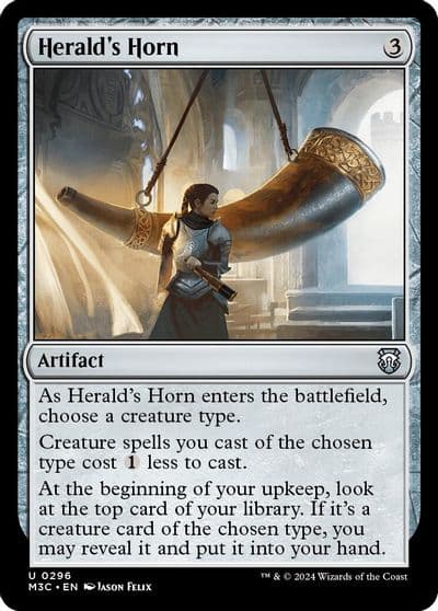 Heralds Horn Ripple Foil Commander: Modern Horizons 3 Magic card