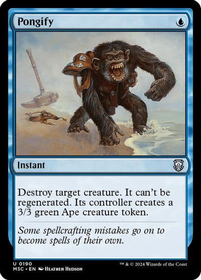 Pongify Ripple Foil Commander: Modern Horizons 3 Magic card