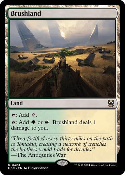 Brushland Ripple Foil Commander: Modern Horizons 3 Magic card