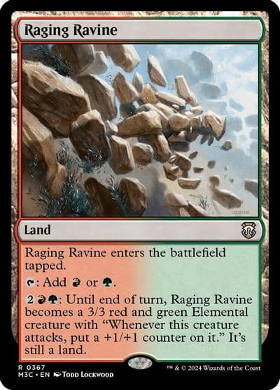 Raging Ravine Commander: Modern Horizons 3 Magic card