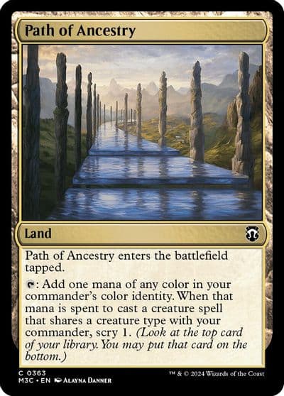 Path of Ancestry Ripple Foil Commander: Modern Horizons 3 Magic card