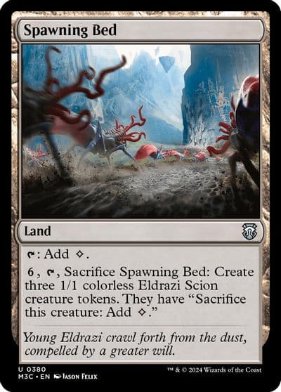 Spawning Bed Ripple Foil Commander: Modern Horizons 3 Magic card