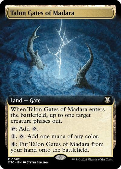 Talon Gates of Madara Extended Art Ripple Foil Commander: Modern Horizons 3 Magic card