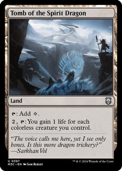 Tomb of the Spirit Dragon Ripple Foil Commander: Modern Horizons 3 Magic card