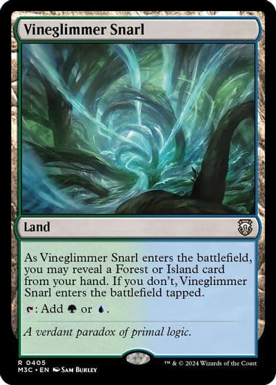 Vineglimmer Snarl Ripple Foil Commander: Modern Horizons 3 Magic card