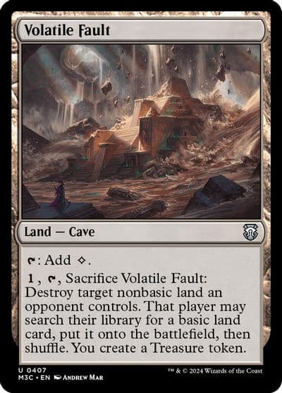 Volatile Fault Ripple Foil Commander: Modern Horizons 3 Magic card