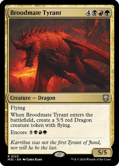 Broodmate Tyrant Commander: Modern Horizons 3 Magic card