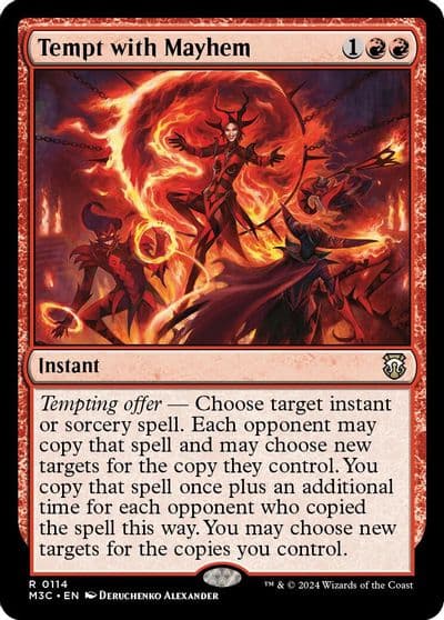 Tempt with Mayhem Commander: Modern Horizons 3 Magic card