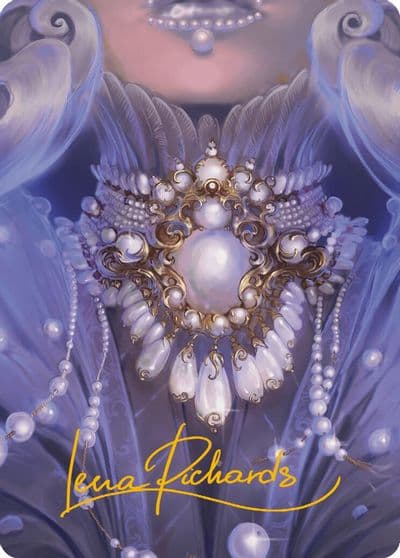 Pearl Medallion Art Card Gold Stamped Signature Art Series: Modern Horizons 3 Magic card