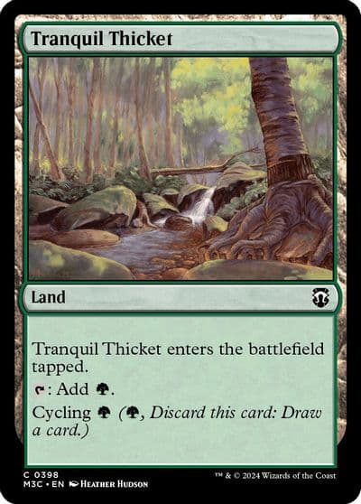 Tranquil Thicket Ripple Foil Commander: Modern Horizons 3 Magic card