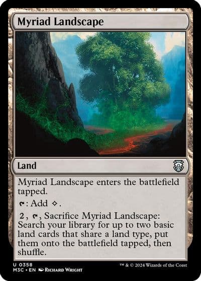 Myriad Landscape Ripple Foil Commander: Modern Horizons 3 Magic card