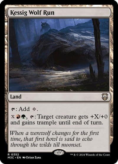 Kessig Wolf Run Ripple Foil Commander: Modern Horizons 3 Magic card