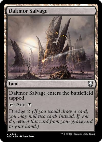 Dakmor Salvage Ripple Foil Commander: Modern Horizons 3 Magic card