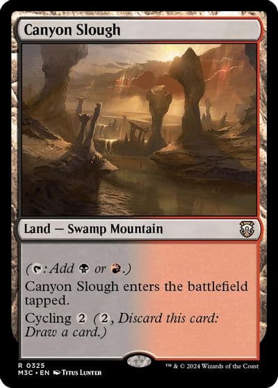Canyon Slough Ripple Foil Commander: Modern Horizons 3 Magic card
