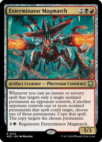 Exterminator Magmarch Commander: Modern Horizons 3 Magic card