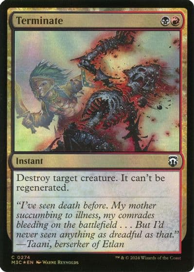 Terminate Ripple Foil Commander: Modern Horizons 3 Magic card