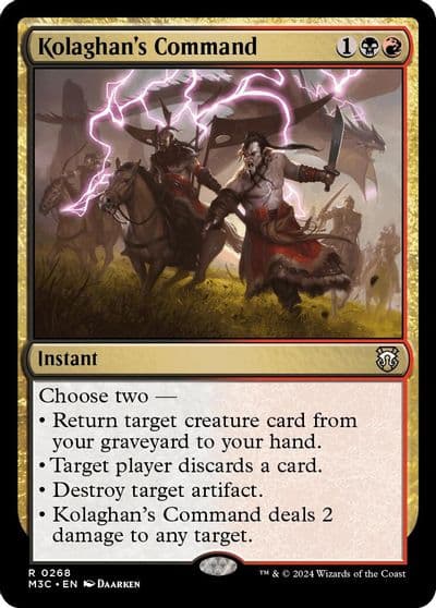 Kolaghans Command Ripple Foil Commander: Modern Horizons 3 Magic card