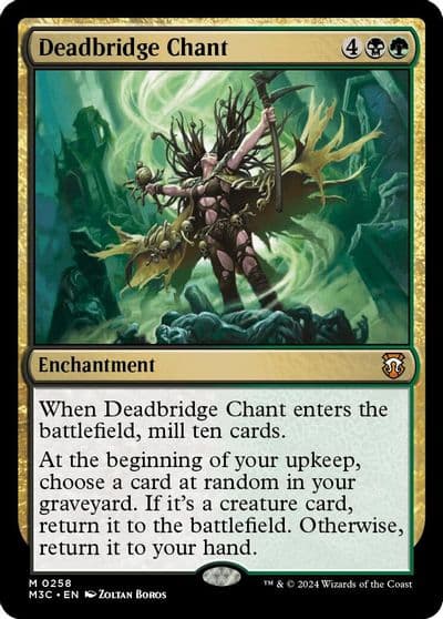Deadbridge Chant Ripple Foil Commander: Modern Horizons 3 Magic card