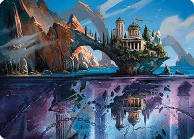 Copy Land Art Card Art Series: Modern Horizons 3 Magic card