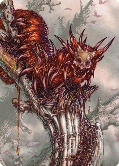 Grist Voracious Larva Art Card Art Series: Modern Horizons 3 Magic card