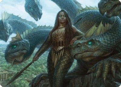 Hydra Trainer Art Card Art Series: Modern Horizons 3 Magic card