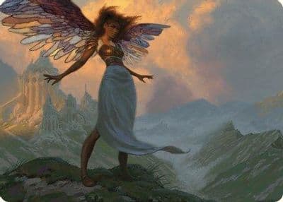 Glasswing Grace Art Card Art Series: Modern Horizons 3 Magic card
