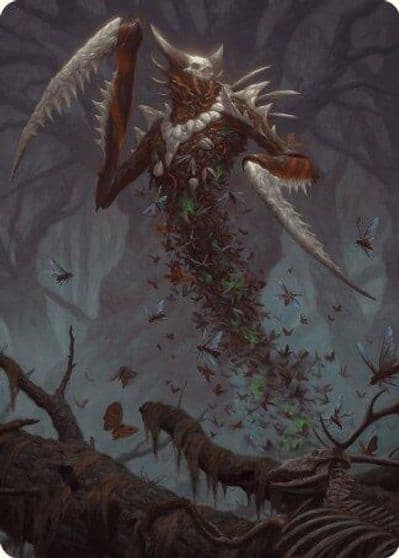 Grist the Plague Swarm Art Card Art Series: Modern Horizons 3 Magic card