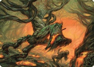 Stump Stomp Art Card Art Series: Modern Horizons 3 Magic card