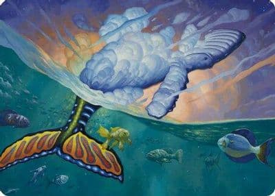 Dreamtide Whale Art Card Art Series: Modern Horizons 3 Magic card