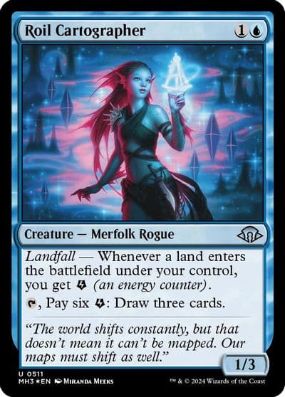 Roil Cartographer Ripple Foil Modern Horizons 3 Magic card