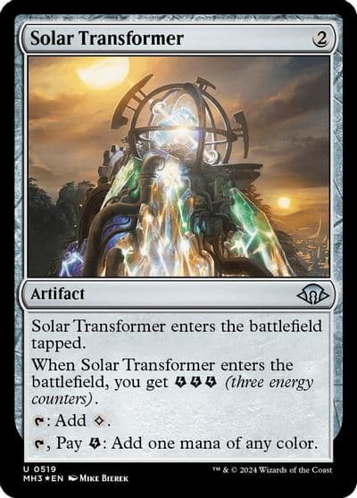 Solar Transformer Ripple Foil Modern Horizons 3 Magic card
